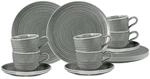 Seltmann Weiden Terra Kaffeeservice 18-teilig Perlgrau