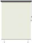 vidaXL Rollo mit Vorh&auml;ngen Creme 200 x 250 cm Stoff und Aluminium 362091