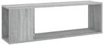 vidaXL TV-Schrank Grau Sonoma 100x24x32 cm Holzwerkstoff 816036