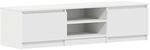 vidaXL TV-Schrank Wei&szlig; 140x40x35,5 cm Holzwerkstoff 800648