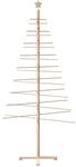 vidaXL Weihnachtsbaum Holz zum Schm&uuml;cken 210 cm Massivholz Kiefer 4019695