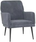 vidaXL Sessel Dunkelgrau 62x79x79 cm Samt Modell 1