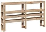 vidaXL Kopfteil mit Ablagen 140 cm Massivholz Kiefer 850884