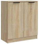 vidaXL Sideboard Sonoma-Eiche 60x30x70 cm Holzwerkstoff 811064