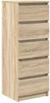 vidaXL Sideboard mit Schubladen Sonoma-Eiche 37,5x35x99 cm 861762