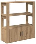 vidaXL Sideboard Artisan-Eiche 30 x 80 x 90 cm Holzwerkstoff 881094