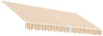 vidaXL Markisenbespannung Mehrfarbig Gestreift 3,5x2,5 m 367725