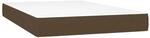 vidaXL Taschenfederkernmatratze Dunkelbraun 120x200x20 cm Stoff 347757
