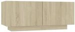 vidaXL Nachttisch Sonoma-Eiche 100x35x40 cm Holzwerkstoff