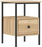 vidaXL Nachttisch Sonoma-Eiche 34x36x50 cm Holzwerkstoff