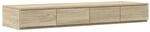 vidaXL Bettschubladen Sonoma-Eiche 120 x 36,5 x 16,5 cm Holzwerkstoff 866941