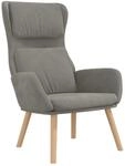 vidaXL Relaxsessel Hellgrau Samt Modell 25