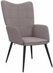 vidaXL Relaxsessel Taupe Stoff 327950