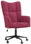 vidaXL Relaxsessel Weinrot Samt 328177