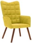 vidaXL Relaxsessel Gelber Samt 4016817