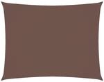 vidaXL Sonnensegel Oxford-Gewebe Rechteckig 6x7 m Braun 135827