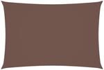 vidaXL Sonnensegel Oxford-Gewebe Rechteckig 3x5 m Braun 135817