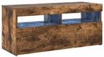 vidaXL TV-Schrank mit LED-Leuchten R&auml;uchereiche 90x35x40 cm 815675
