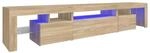 vidaXL TV-Schrank mit LED-Leuchten Sonoma-Eiche 215x36,5x40 cm 3152796