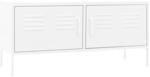 vidaXL TV-Schrank Wei&szlig; 105x35x50 cm Stahl 336233