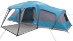 vidaXL Familienzelt mit Vorzelt 9 Personen Blau Wasserdicht 4009585