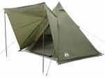 vidaXL Tipi-Familienzelt 6 Personen Olivgr&uuml;n Wasserdicht 4009442
