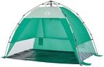 vidaXL Strandzelt 2 Personen Seegr&uuml;n Quick Release Wasserdicht 4005300