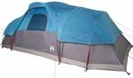 vidaXL Kuppel-Familienzelt 11 Personen Blau Wasserdicht 94567