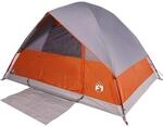 vidaXL Kuppel-Campingzelt 2 Personen Orange Wasserdicht 94693
