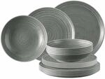 Seltmann Weiden Terra Teller-Set 18-teilig Perlgrau