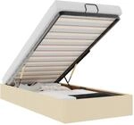 vidaXL Ottoman-Bett ohne Matratze Creme 80x200 cm Stoff 3310838