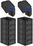 PROREGAL SuperSparSet 10x Eurobox Nextgen Grip Mit Auflagedeckel Und Blauen
