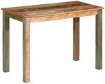 vidaXL Esstisch 110x55x76 cm Altholz Massiv 373980