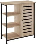 Tectake Sideboard Industrial Style Holz und Stahl 32 x 71 x 82 cm Industrial Holz