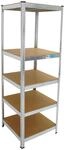 TRUTZHOLM Schwerlastregal 180x60x60cm 875 kg 5 B&ouml;den Regal
