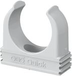 OBO Bettermann Quick-Schelle Rohr-Klemmschelle M20 100 St&uuml;ck Weiss