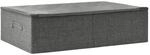 vidaXL Aufbewahrungsbox Stoff 70x40x18 cm Anthrazit 332903