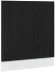 vidaXL Geschirrsp&uuml;lerblende Lyon Schwarz Eichen-Optik 60x1,5x67 cm 863151