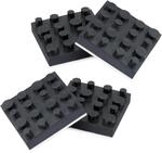 Dynavox Ger&auml;te Antivibe-F&uuml;&szlig;e Quadratisch 40 x 40 mm 4 St&uuml;ck