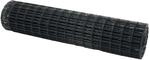 vidaXL Eurozaun Grau 1 x 10 m PVC-beschichtetes Eisen 42004485