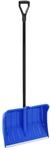 vidaXL Schneeschaufel Blau 147 cm Metall 93708
