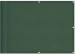 vidaXL Balkon-Sichtschutz Dunkelgr&uuml;n 75x800 cm 100 % Polyester-Oxford 4000257
