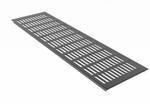 MS Beschl&auml;ge Alu-Gitter 150 x 1000 mm Anthrazit RAL 7016 Luftzirkulation