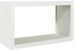 vidaXL Brennholzregal Wei&szlig; 100x40x60 cm Stahl 850983