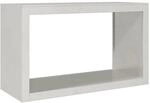 vidaXL Brennholzregal 100x40x60 cm Edelstahl 850986