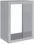 vidaXL Brennholzregal 60x40x80 cm Verzinkter Stahl 851001