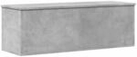 vidaXL Truhe Betongrau 102x35x35 cm Holzwerkstoff 840691