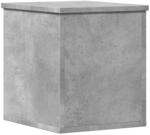 vidaXL Truhe Betongrau 30x35x35 cm Holzwerkstoff 840670