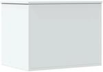 vidaXL Truhe Wei&szlig; 60x42x46 cm Holzwerkstoff 840653