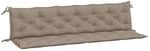 vidaXL Gartenbank-Auflagen 2 Stk Taupe 200x50x7 cm Oxford-Gewebe 361743